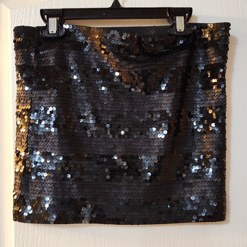 Sequined tube top